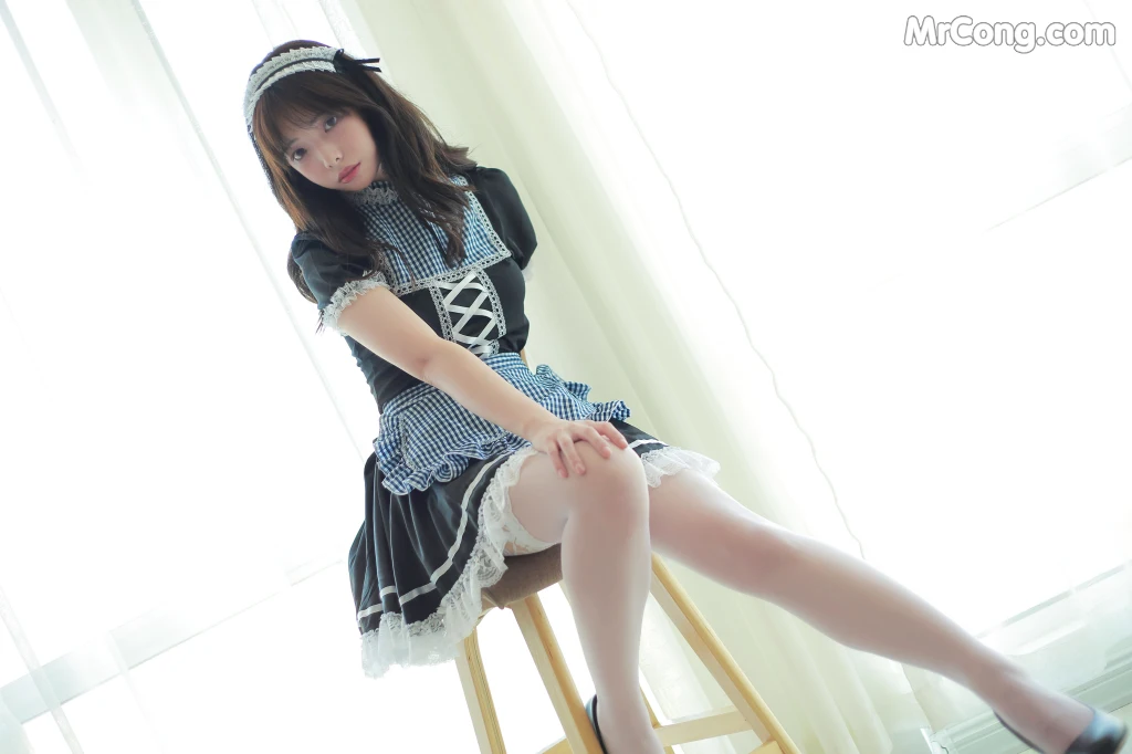 Coser@雯妹不讲道理 No.002: 女仆写真 (17 photos)