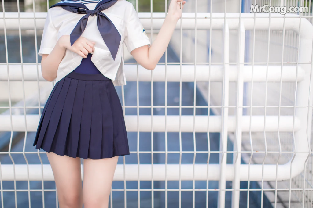 Coser@雯妹不讲道理 No.005: JK (20 photos)