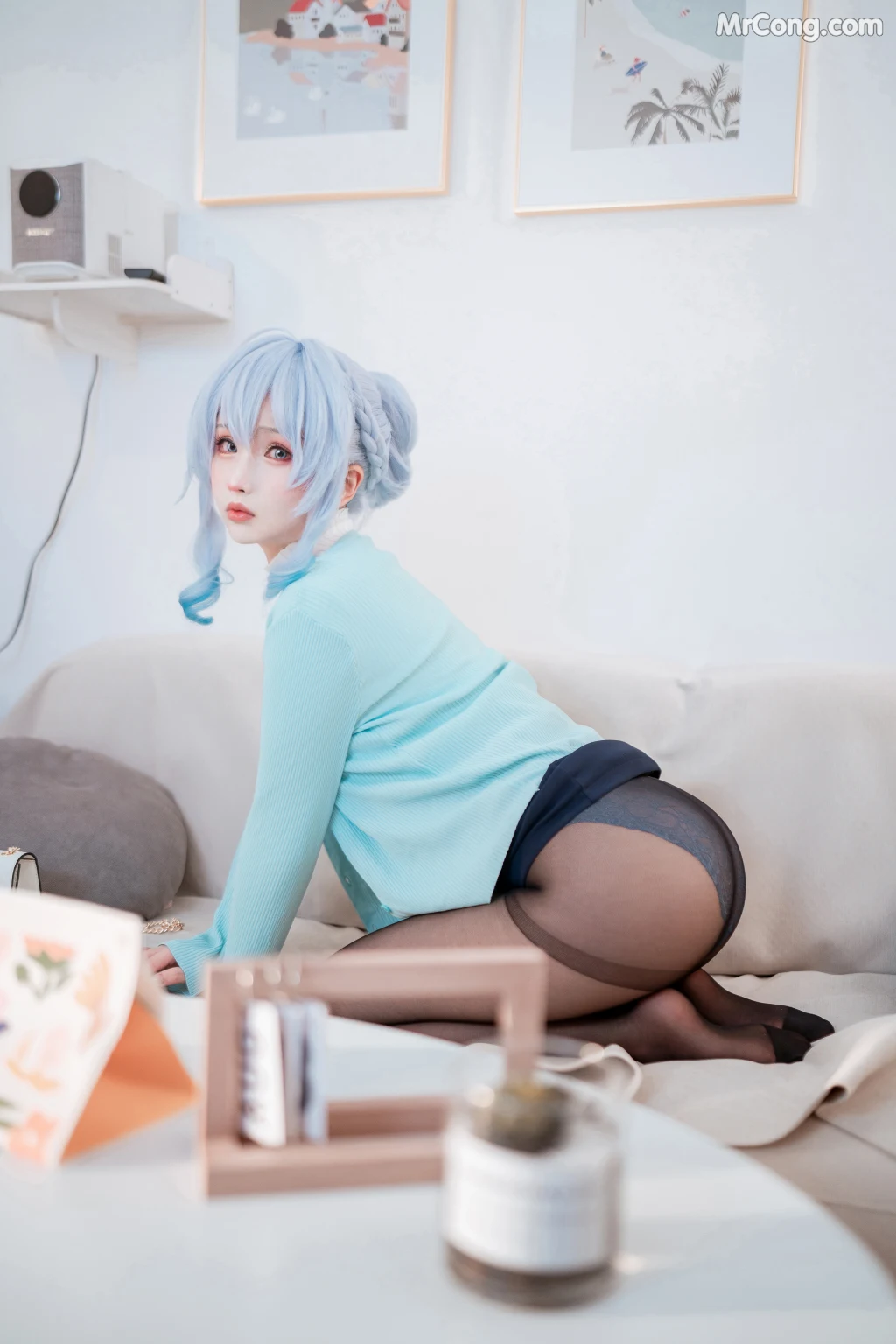 Coser@rioko凉凉子 Vol.100: 雪女 (80 photos + 13 videos)