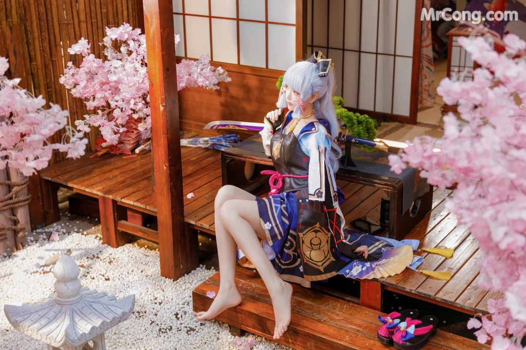 Coser@桜桃喵 Vol.130: 神里绫华 (34 photos + 2 videos)
