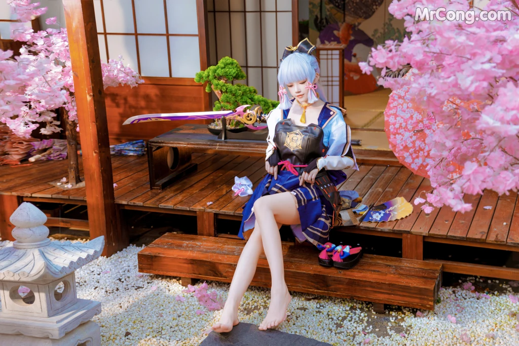 Coser@桜桃喵 Vol.130: 神里绫华 (34 photos + 2 videos)