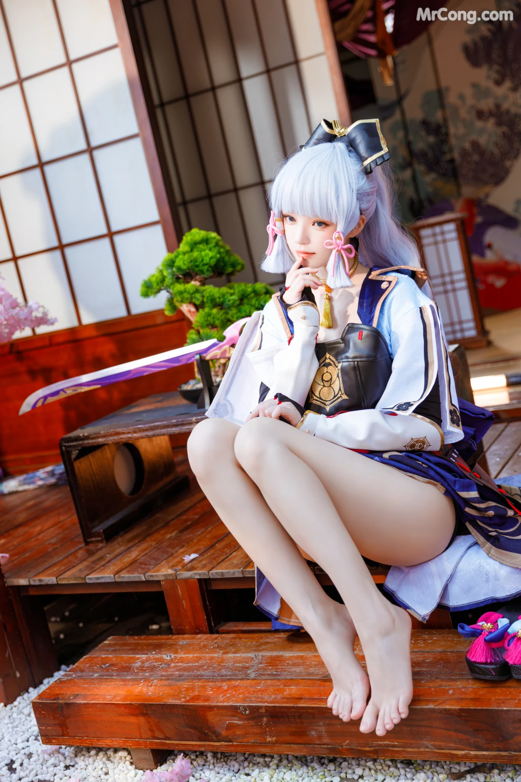 Coser@桜桃喵 Vol.130: 神里绫华 (34 photos + 2 videos)