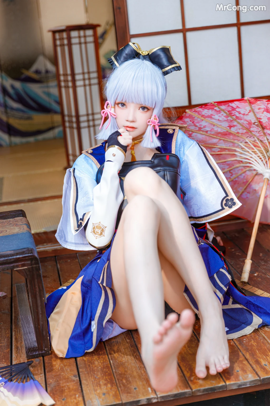 Coser@桜桃喵 Vol.130: 神里绫华 (34 photos + 2 videos) – Page 4