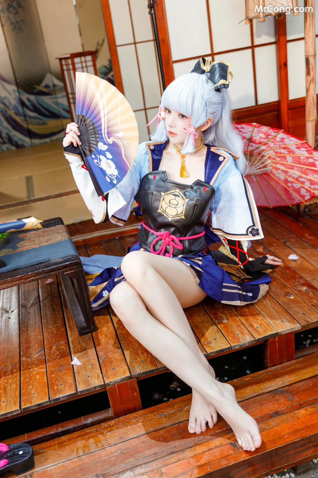 Coser@桜桃喵 Vol.130: 神里绫华 (34 photos + 2 videos) – Page 4