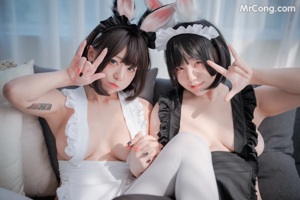 DJAWA Photo – Maruemon (마루에몽) & Mimmi (밈미): “Maid Mansion W²” (Update HQ) (123 photos) – Page 10