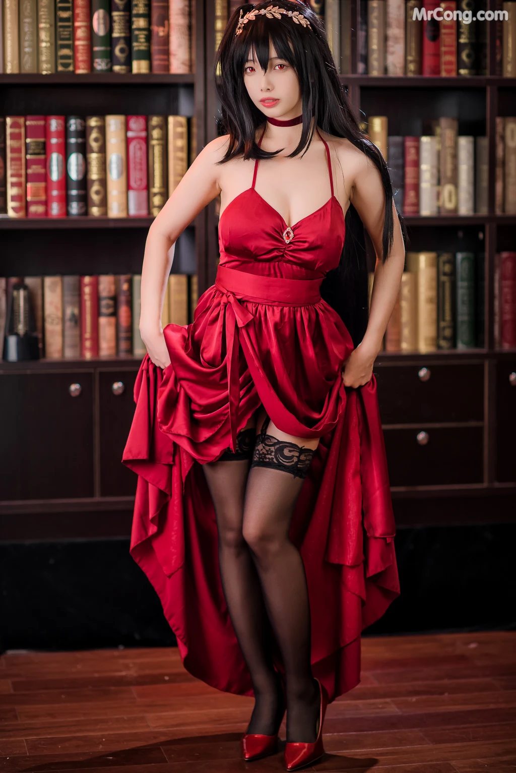 Coser@雯妹不讲道理 No.007: 碧蓝航线大凤礼服 (43 photos)