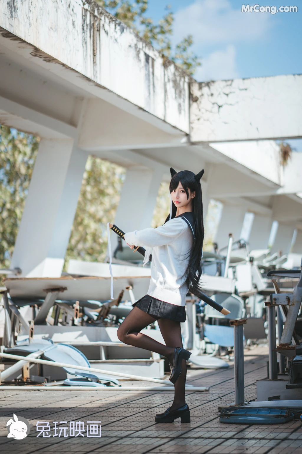 Cosplay@兔玩映画 Vol.001: 爱宕高雄 (49 photos)