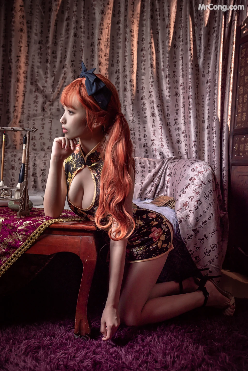 Coser@雯妹不讲道理 No.008: 低胸果足 (15 photos) – Page 2