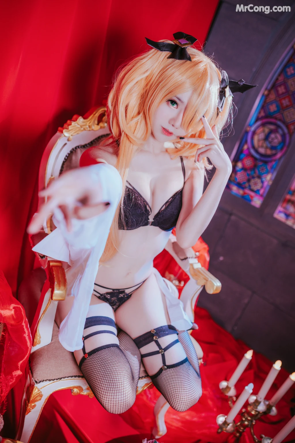 Coser@Sally多啦雪 (Sally Dorasnow): Fischl Gothic Lingerie (53 photos) – Page 2