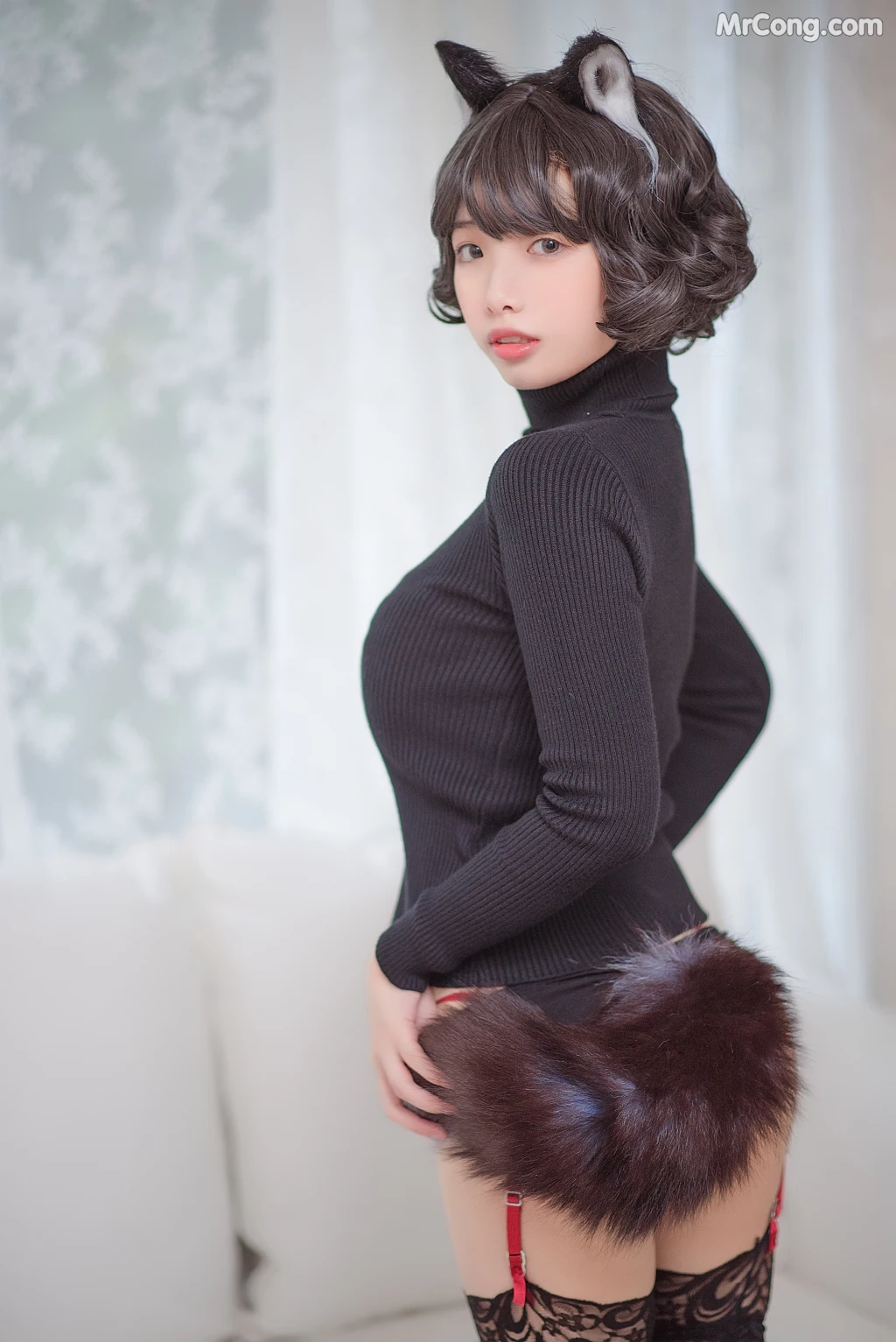 Coser@雯妹不讲道理 No.009: 黑猫内衣 (31 photos) – Page 2