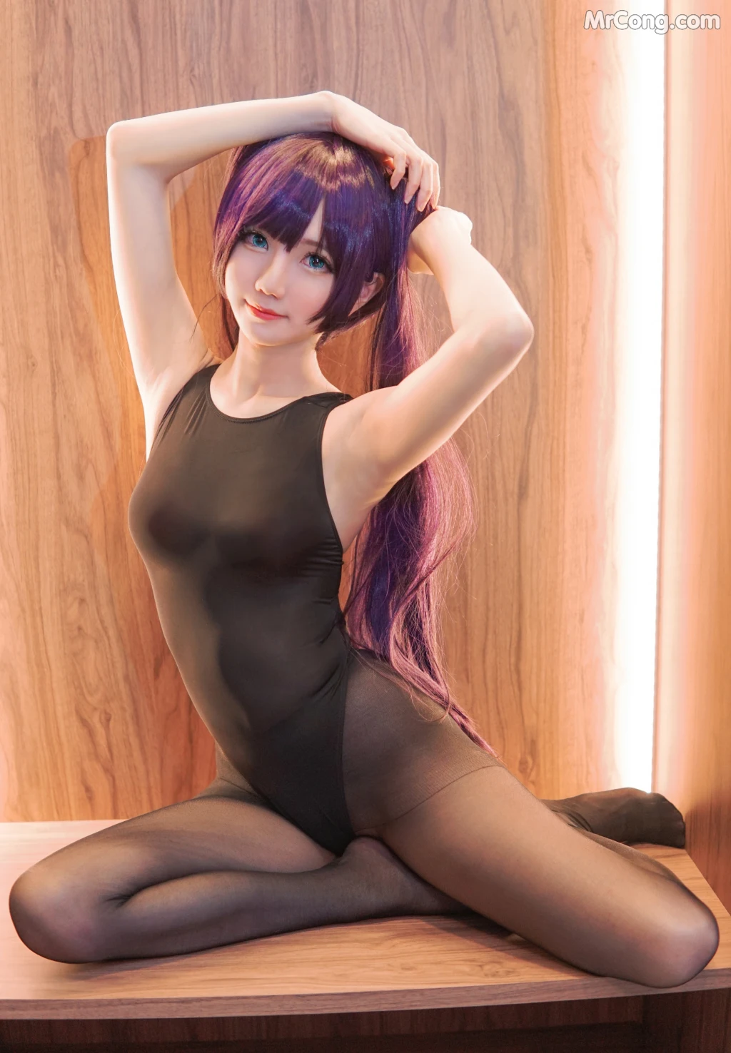 Coser@Sally多啦雪 (Sally Dorasnow): Mona Swimsuit (61 photos)