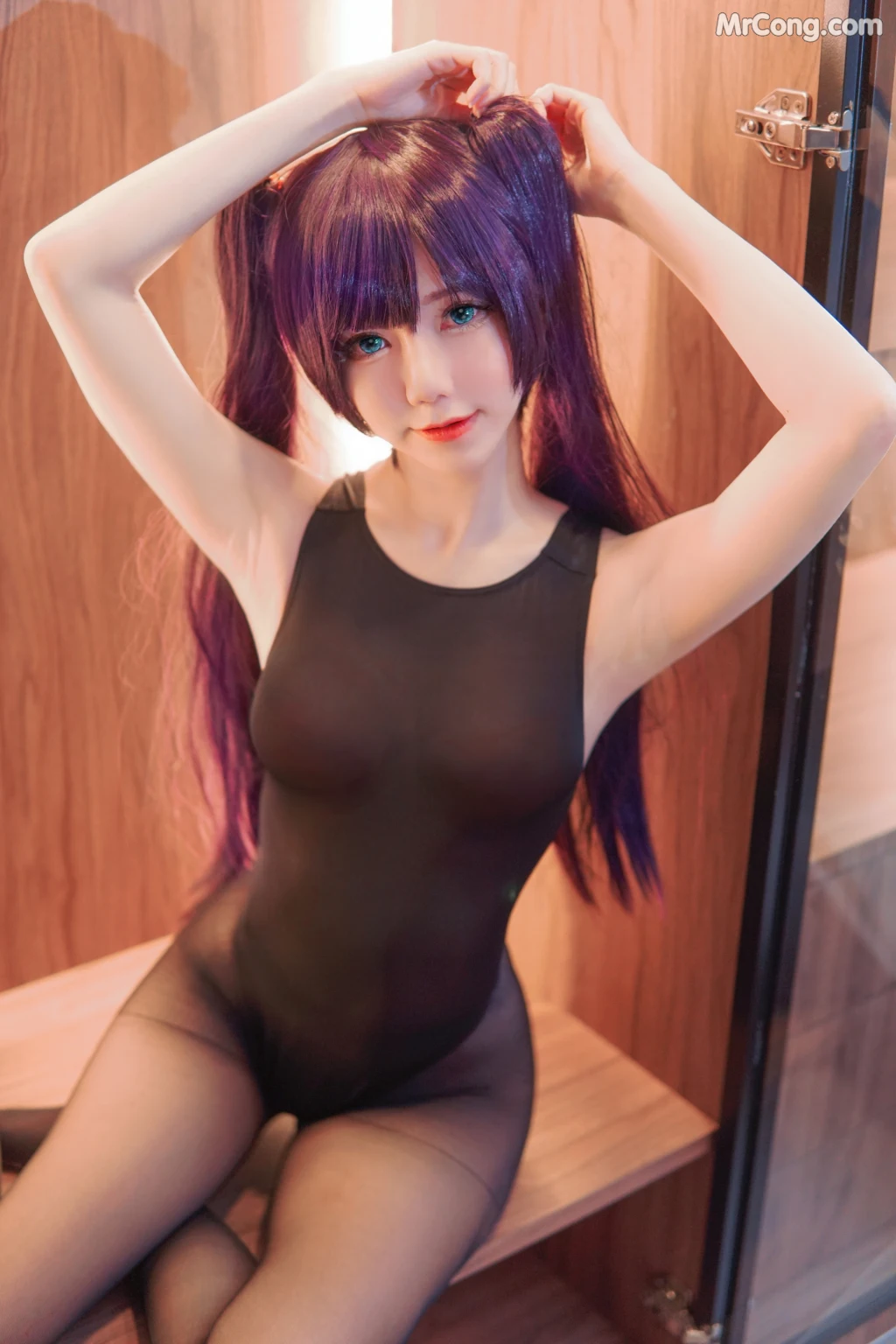 Coser@Sally多啦雪 (Sally Dorasnow): Mona Swimsuit (61 photos)