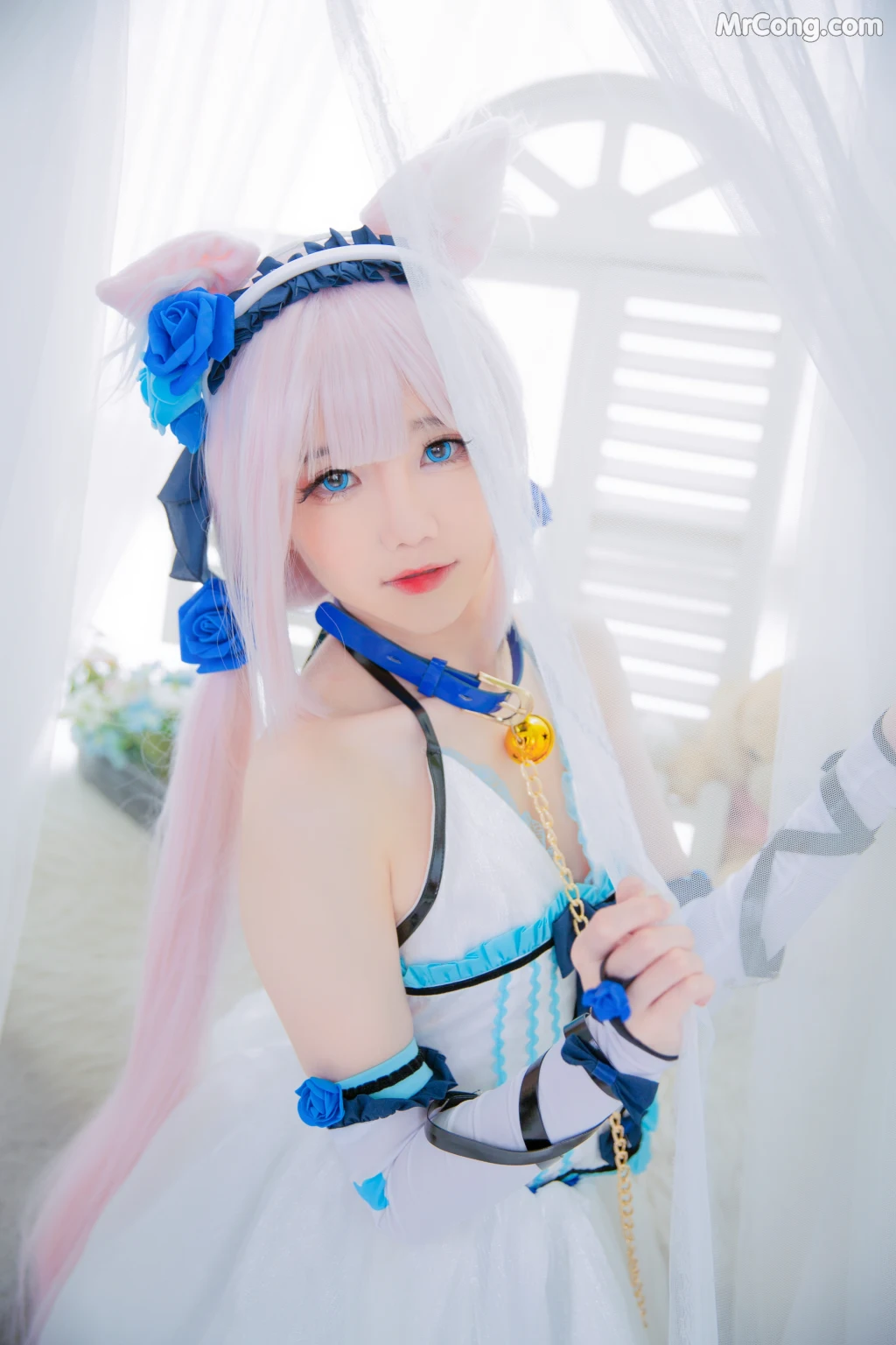 Coser@Sally多啦雪 (Sally Dorasnow): Nekopara Vanilla Lingerie (40 photos)