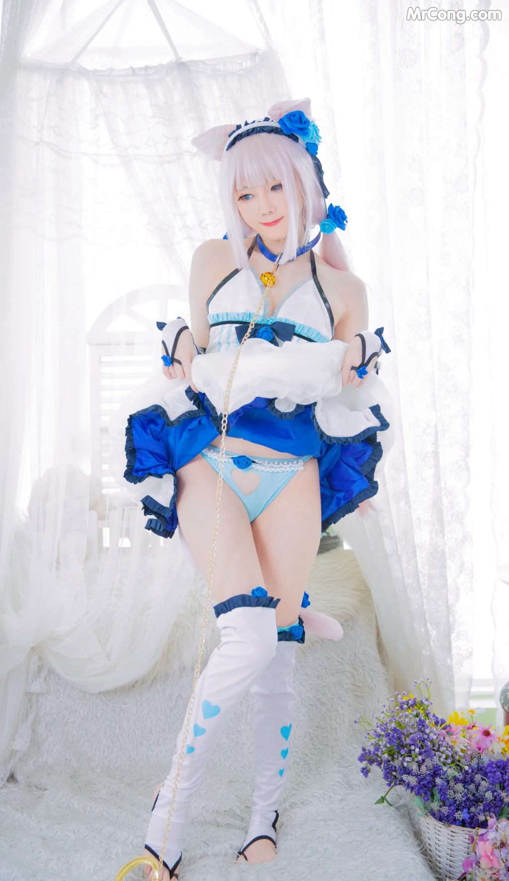 Coser@Sally多啦雪 (Sally Dorasnow): Nekopara Vanilla Lingerie (40 photos) – Page 2