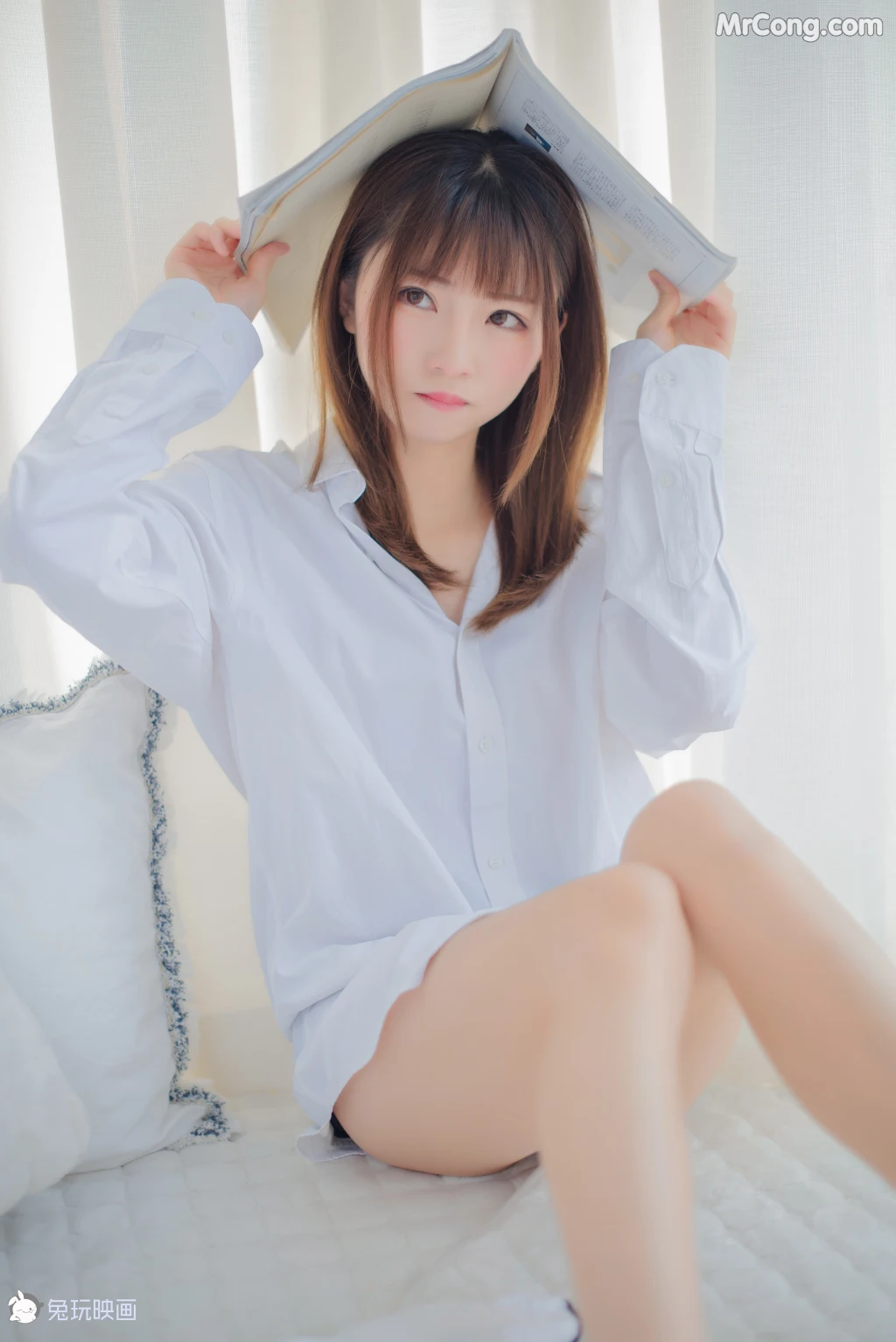 Cosplay@兔玩映画 Vol.009: 白衬衫 (48 photos)