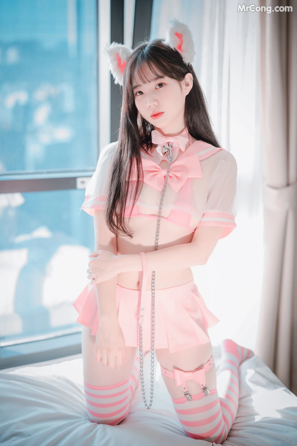 DJAWA Photo – Myu_a_ (뮤아): “Catgirl in Pink” (72 photos)