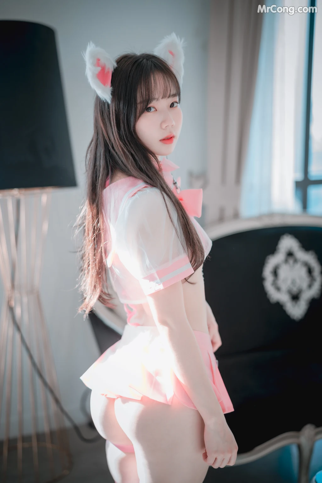 DJAWA Photo – Myu_a_ (뮤아): “Catgirl in Pink” (72 photos)