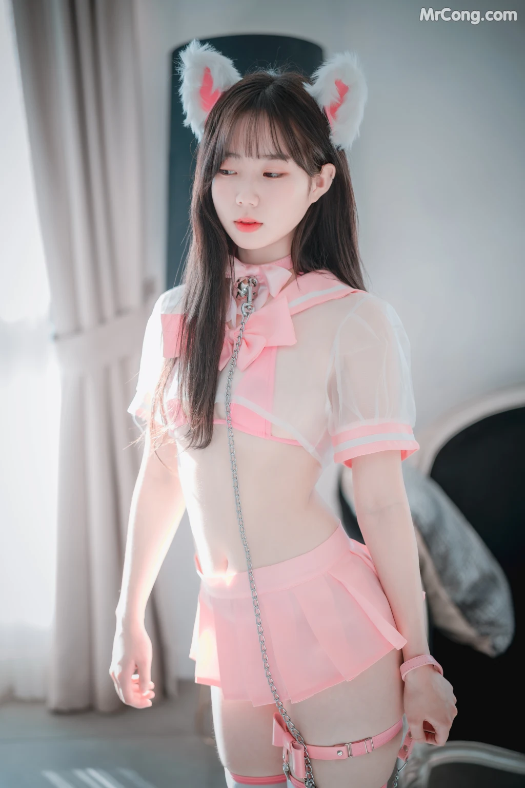 DJAWA Photo – Myu_a_ (뮤아): “Catgirl in Pink” (72 photos)
