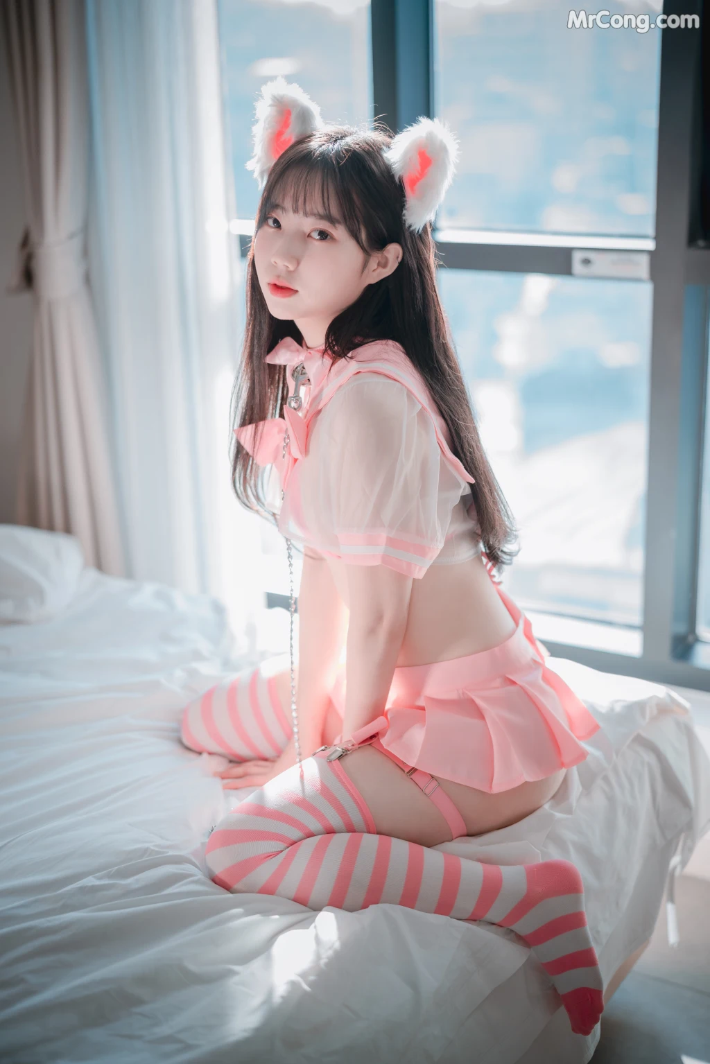 DJAWA Photo – Myu_a_ (뮤아): “Catgirl in Pink” (72 photos)
