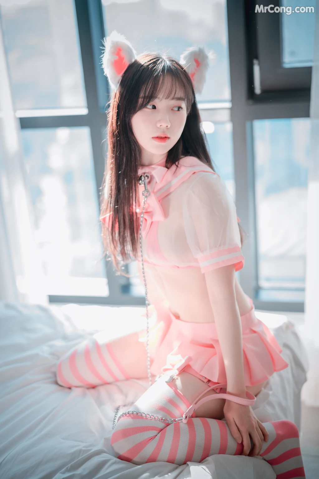 DJAWA Photo – Myu_a_ (뮤아): “Catgirl in Pink” (72 photos)