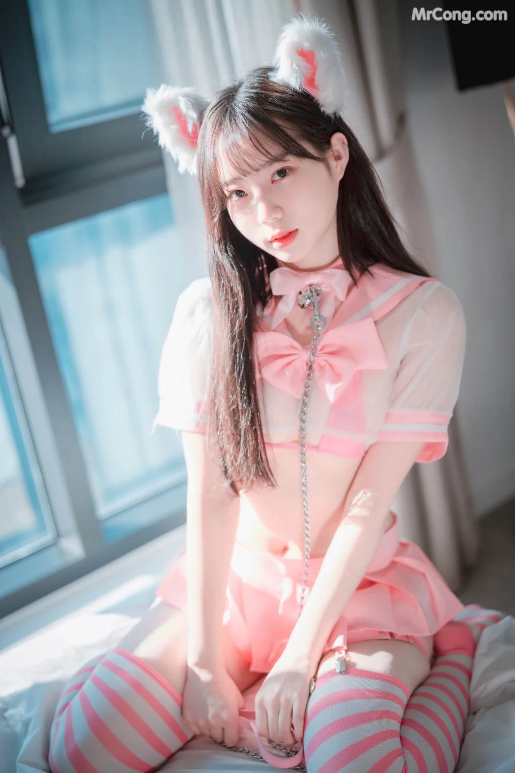 DJAWA Photo – Myu_a_ (뮤아): “Catgirl in Pink” (72 photos)