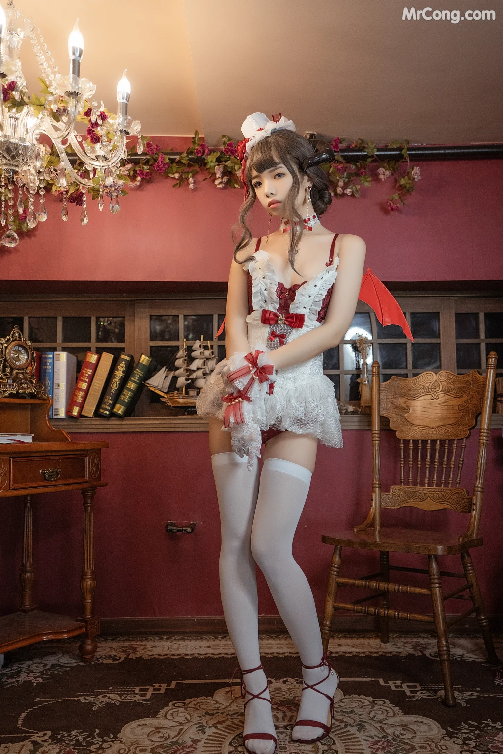 Coser@雯妹不讲道理 No.015: 魅魔本 (166 photos + 2 videos)
