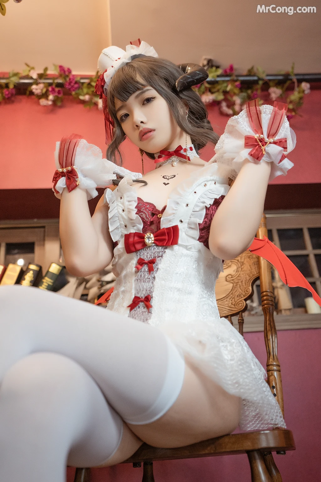 Coser@雯妹不讲道理 No.015: 魅魔本 (166 photos + 2 videos)