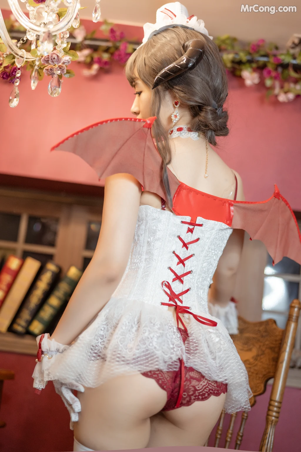 Coser@雯妹不讲道理 No.015: 魅魔本 (166 photos + 2 videos)