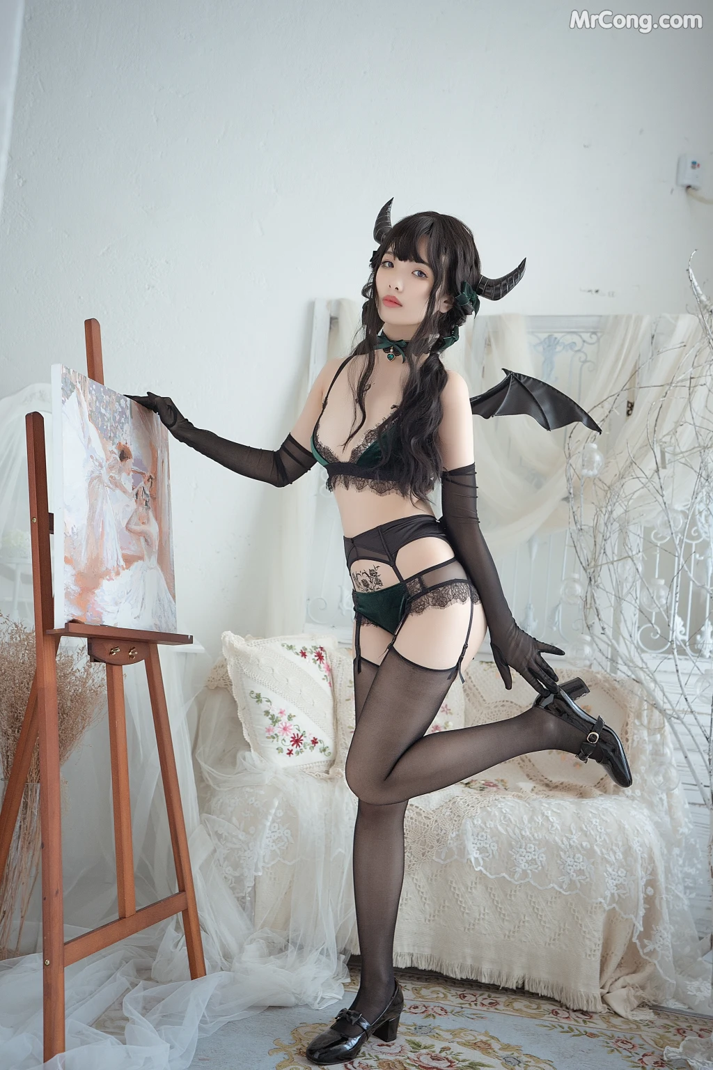 Coser@雯妹不讲道理 No.015: 魅魔本 (166 photos + 2 videos) – Page 12