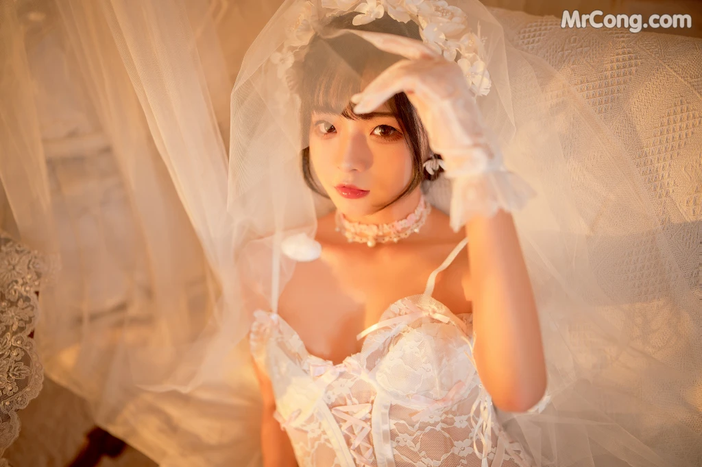 Coser@yuuhui玉汇 No.004: 纯白花嫁 (60 photos) – Page 2