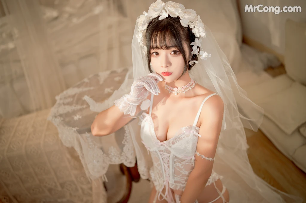 Coser@yuuhui玉汇 No.004: 纯白花嫁 (60 photos) – Page 6