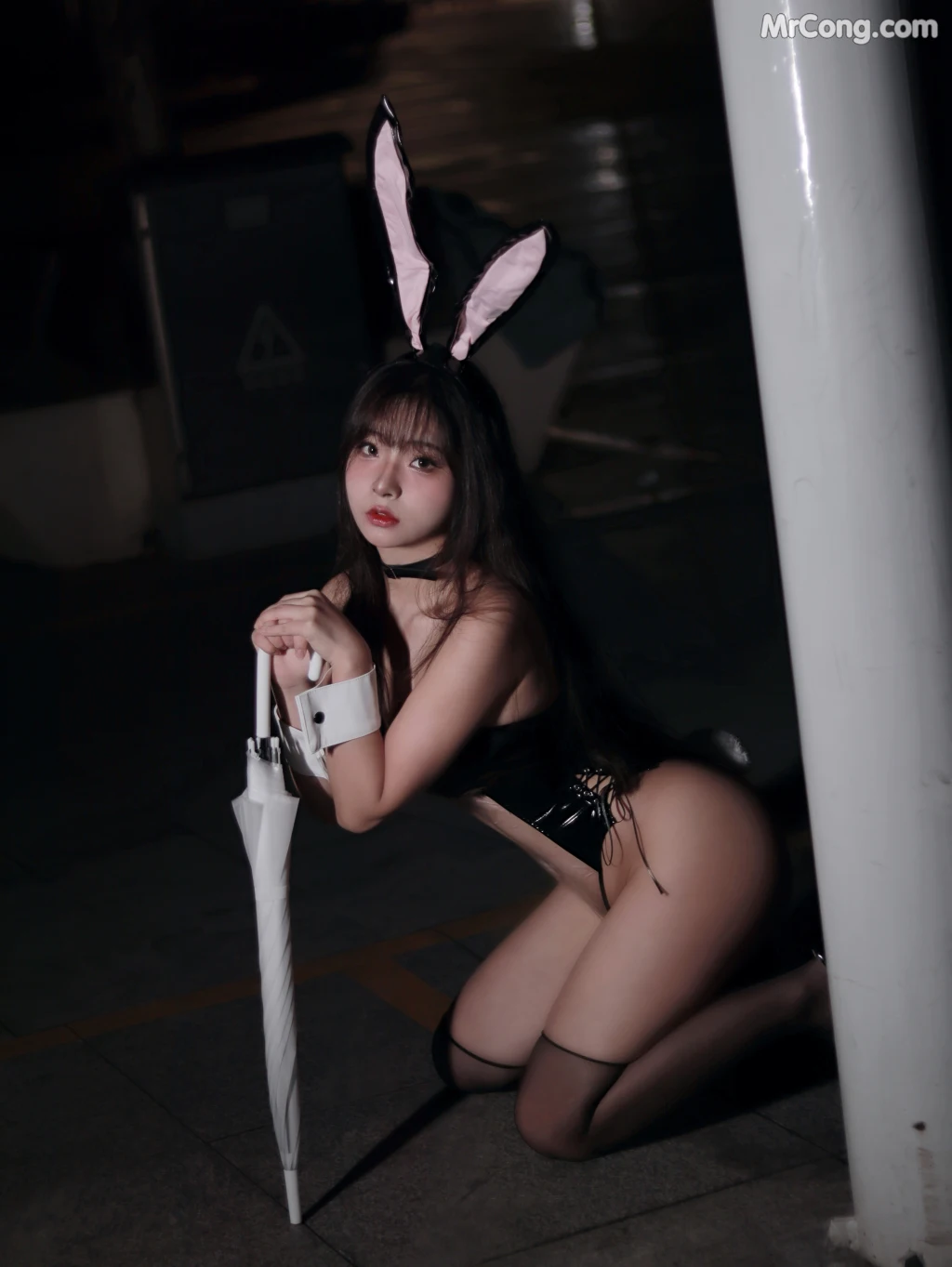 Coser@yuuhui玉汇 No.006: 雨中透明兔女郎 (35 photos) – Page 3
