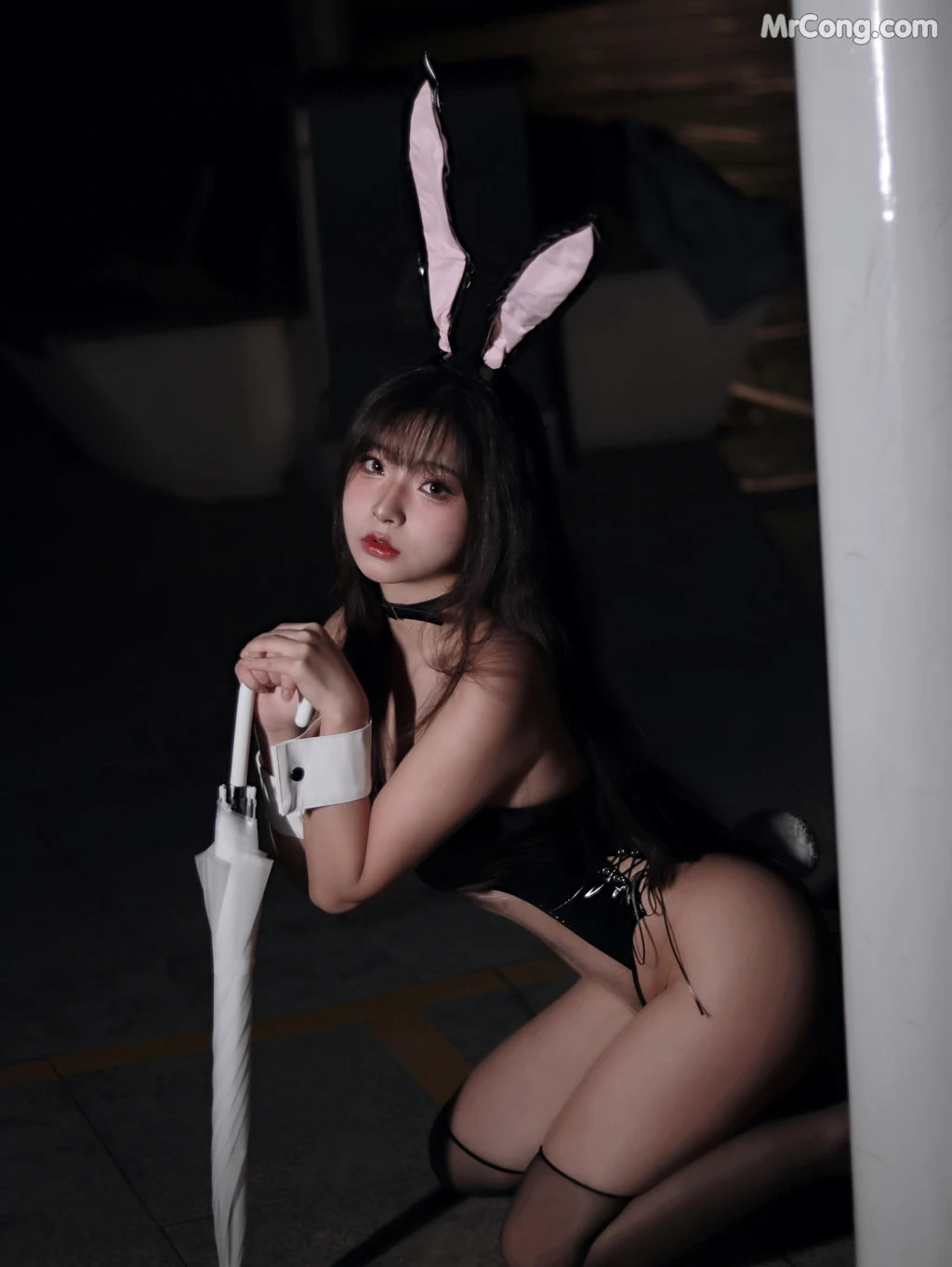 Coser@yuuhui玉汇 No.006: 雨中透明兔女郎 (35 photos) – Page 3