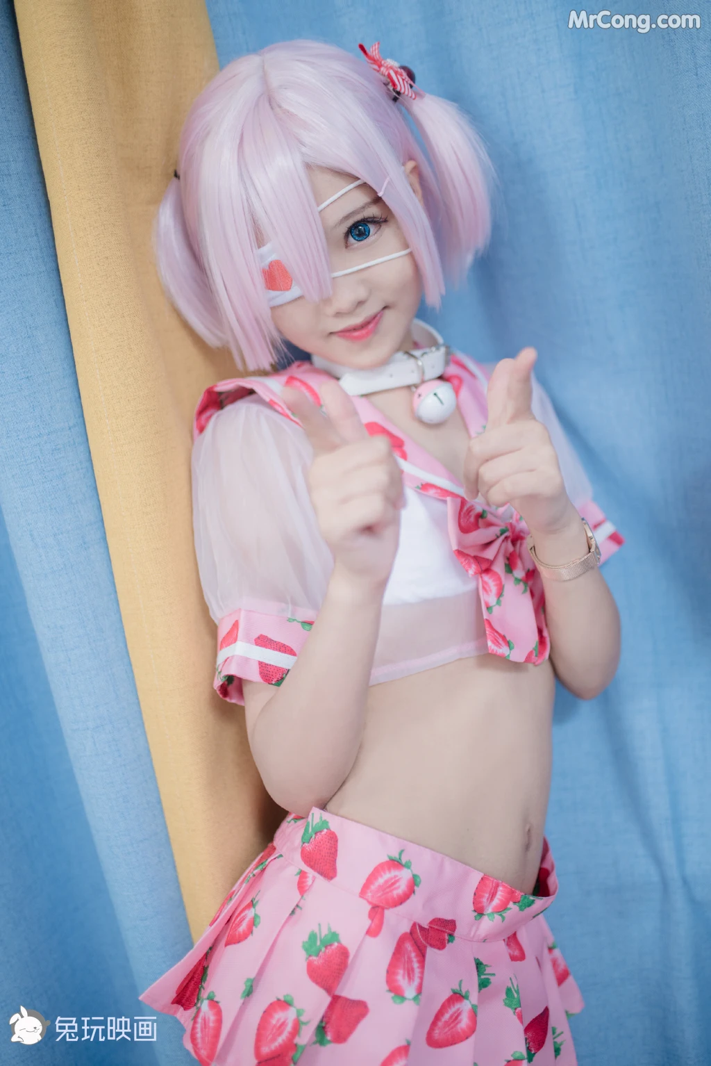Cosplay@兔玩映画 Vol.016: 草莓裙 (42 photos)