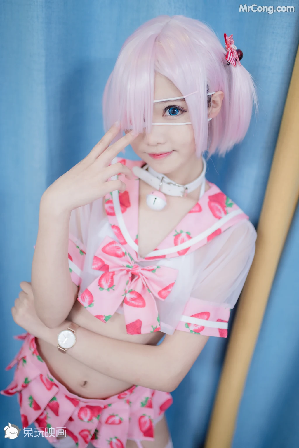 Cosplay@兔玩映画 Vol.016: 草莓裙 (42 photos)