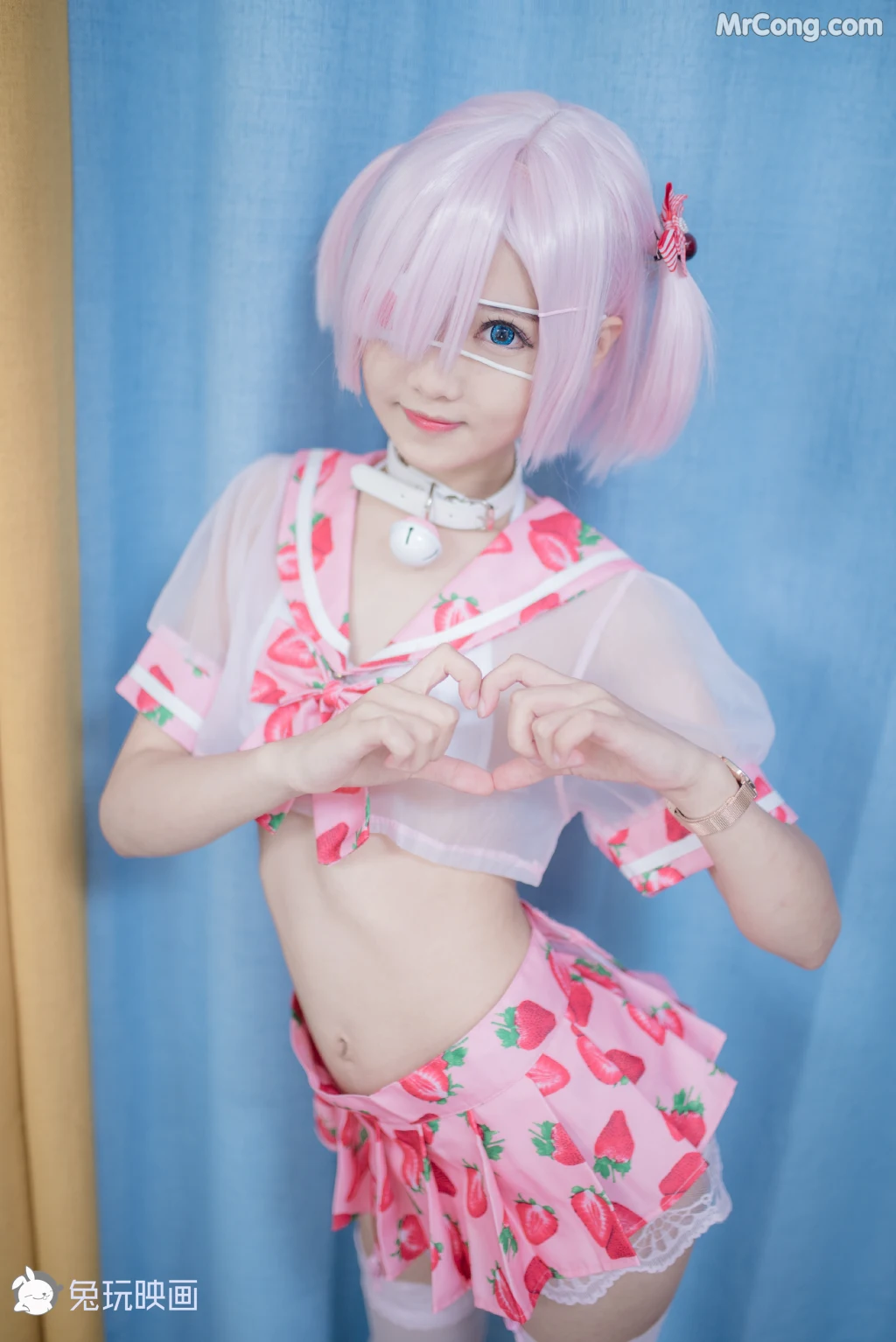 Cosplay@兔玩映画 Vol.016: 草莓裙 (42 photos)