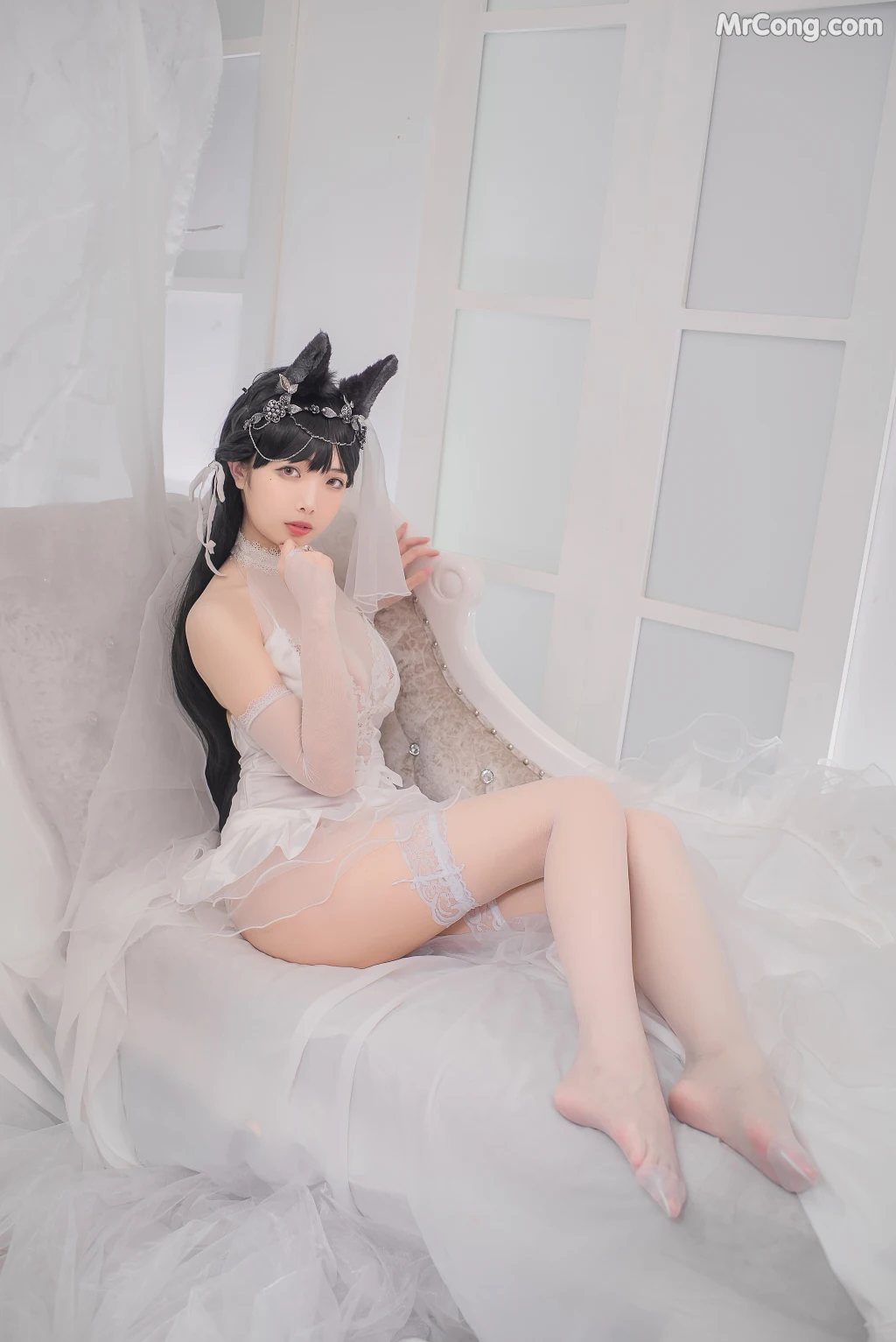 Coser@雯妹不讲道理 No.021: 爱宕花嫁 (32 photos) – Page 3
