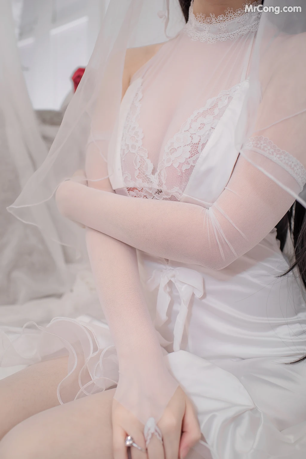 Coser@雯妹不讲道理 No.021: 爱宕花嫁 (32 photos) – Page 3