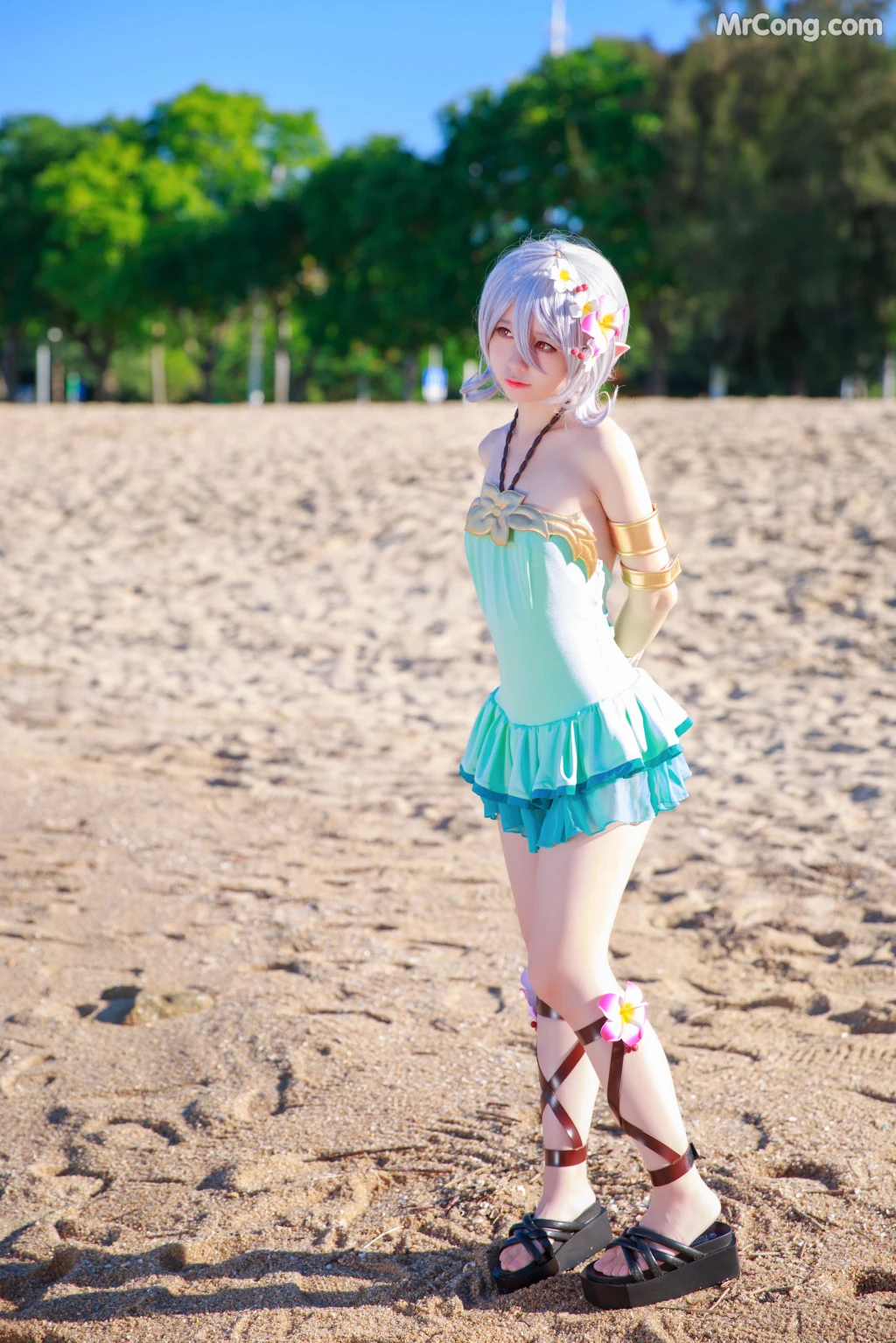 Coser@G44不会受伤 Vol.064: 可可萝泳衣 (11 photos)