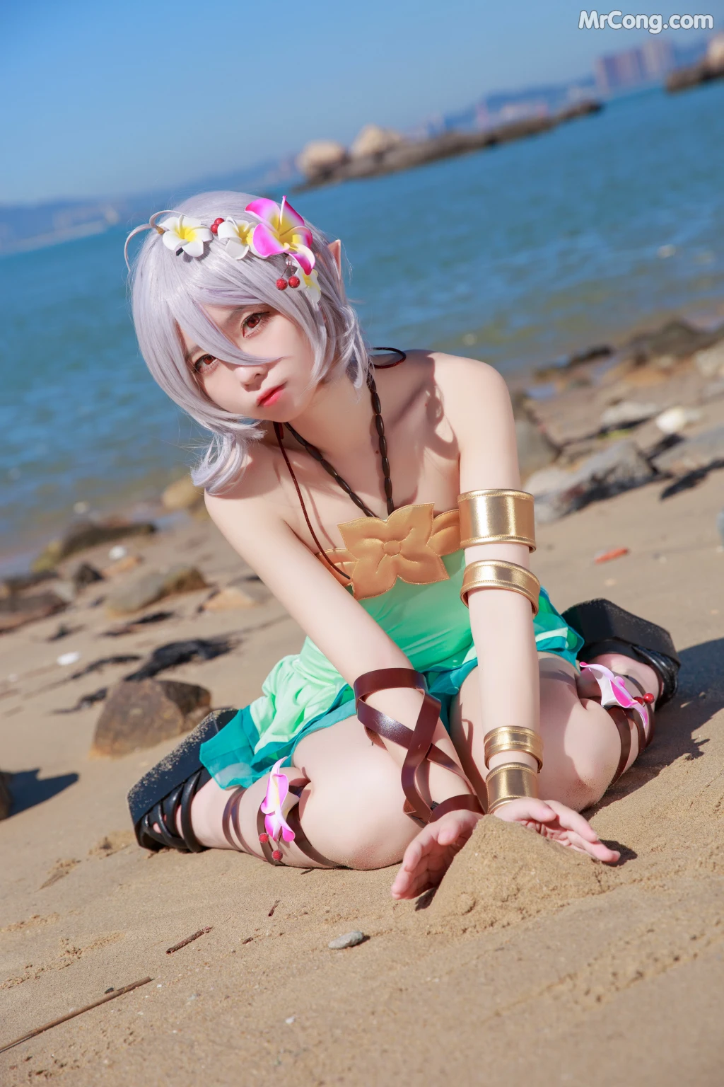 Coser@G44不会受伤 Vol.064: 可可萝泳衣 (11 photos)