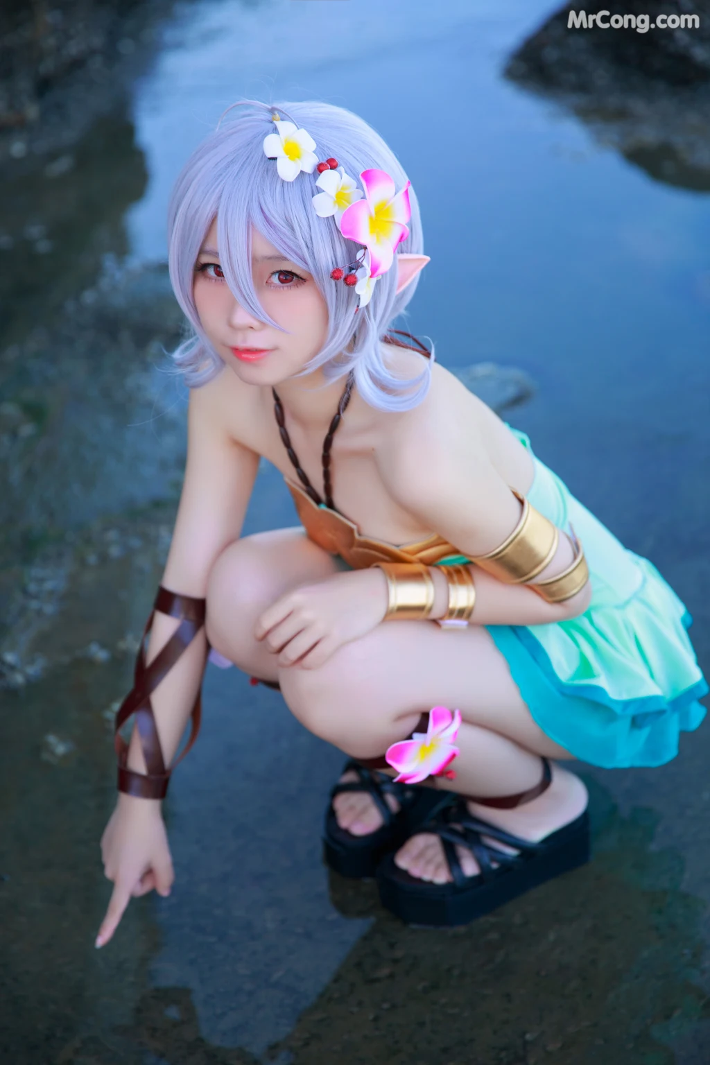 Coser@G44不会受伤 Vol.064: 可可萝泳衣 (11 photos)