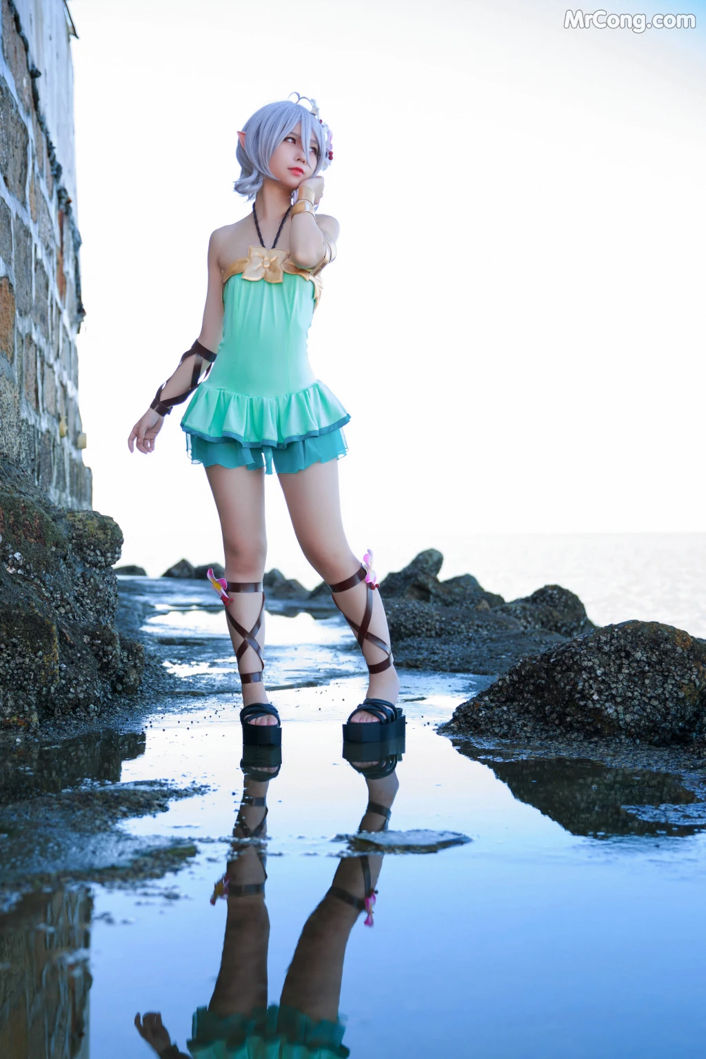 Coser@G44不会受伤 Vol.064: 可可萝泳衣 (11 photos)