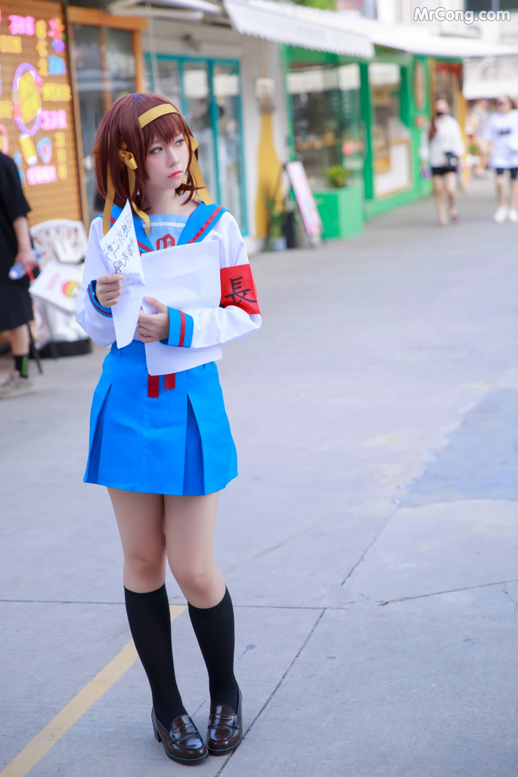 Coser@G44不会受伤 Vol.067: 凉宫 制服 (20 photos)