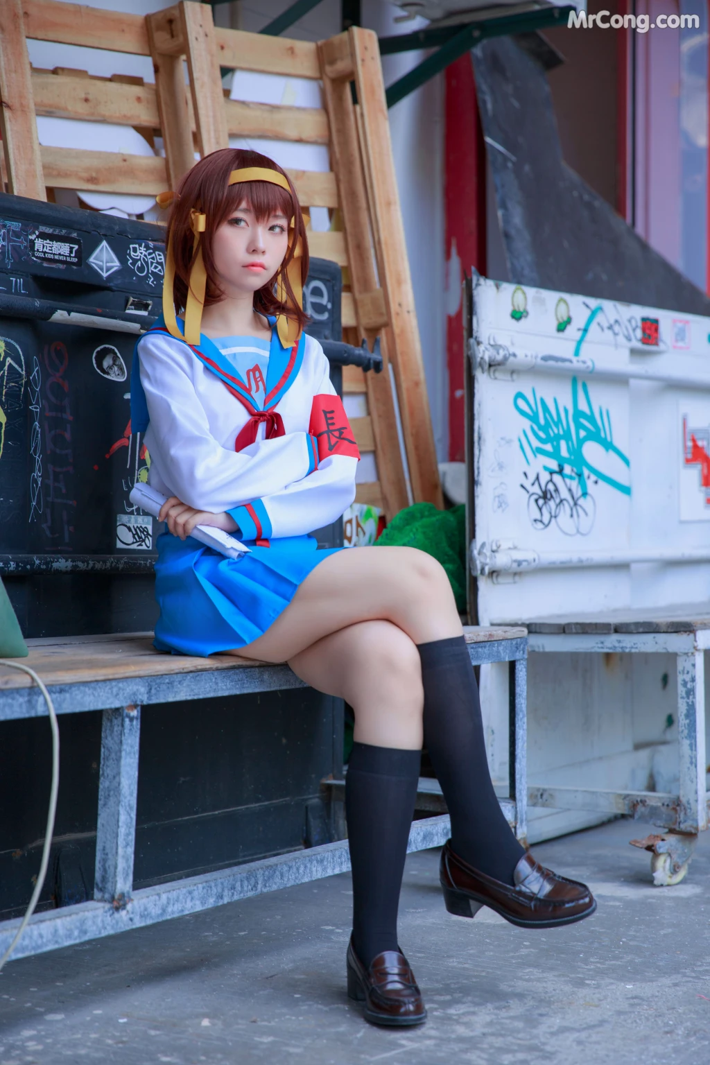 Coser@G44不会受伤 Vol.067: 凉宫 制服 (20 photos)