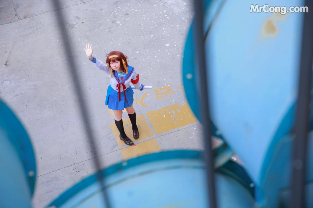 Coser@G44不会受伤 Vol.067: 凉宫 制服 (20 photos)