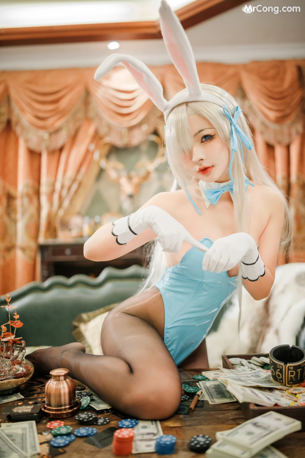 Coser@yuuhui玉汇 No.012: 一之濑明日奈-兔女郎 (107 photos)