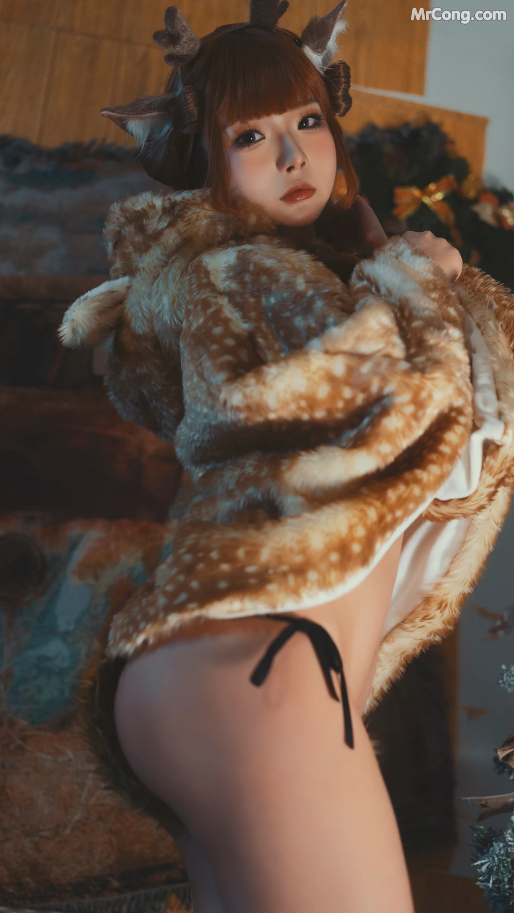 Coser@yuuhui玉汇 No.011: 圣诞麋鹿兽耳 (110 photos + 1 video) – Page 6