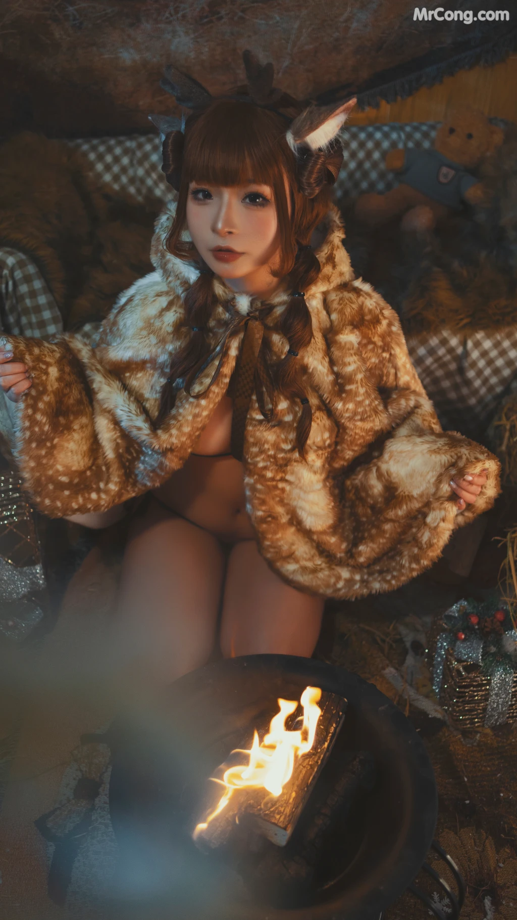 Coser@yuuhui玉汇 No.011: 圣诞麋鹿兽耳 (110 photos + 1 video) – Page 7