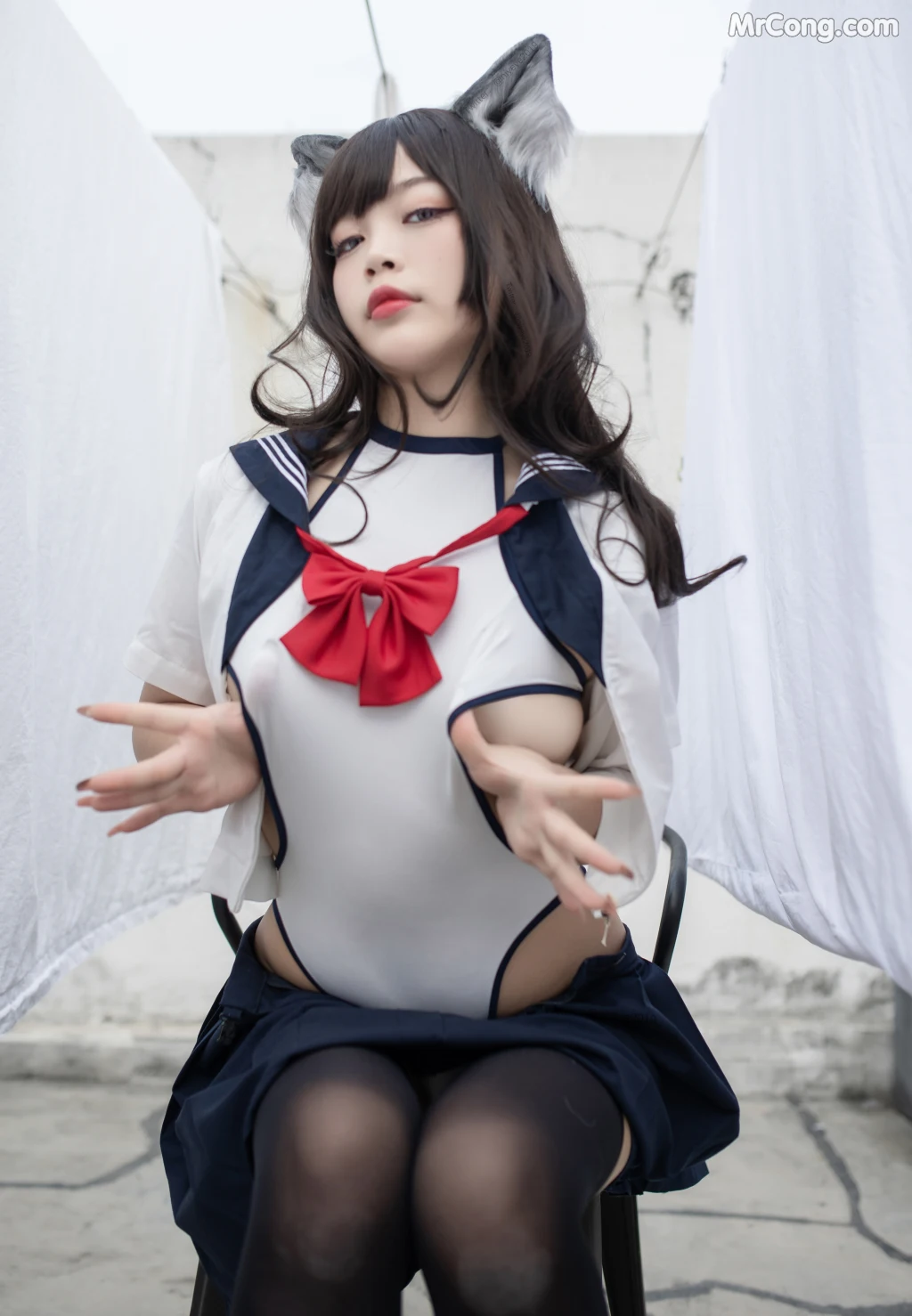 Coser@白烨 Vol.047: 魅惑狼姐姐-室外 (63 photos + 11 videos) – Page 2