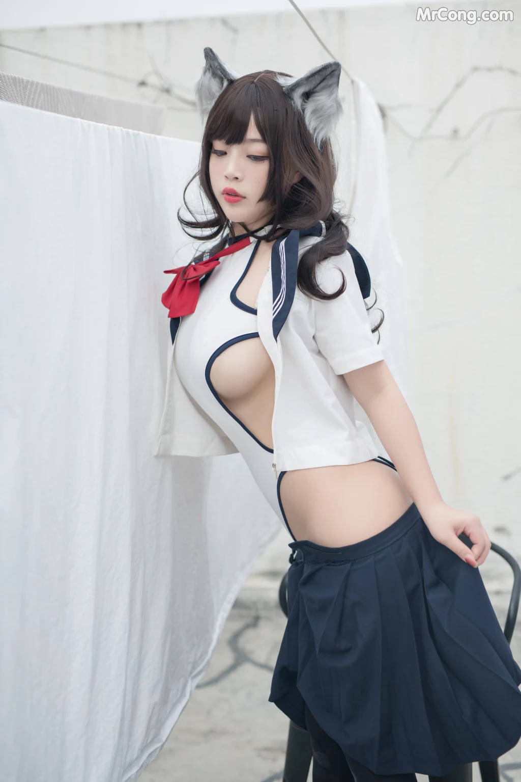Coser@白烨 Vol.047: 魅惑狼姐姐-室外 (63 photos + 11 videos) – Page 5